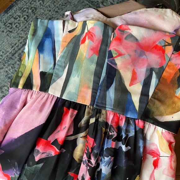 Corey Lynn Calter Anthropologie Daybreak midi dress size 8 spaghetti strap - Picture 7 of 8